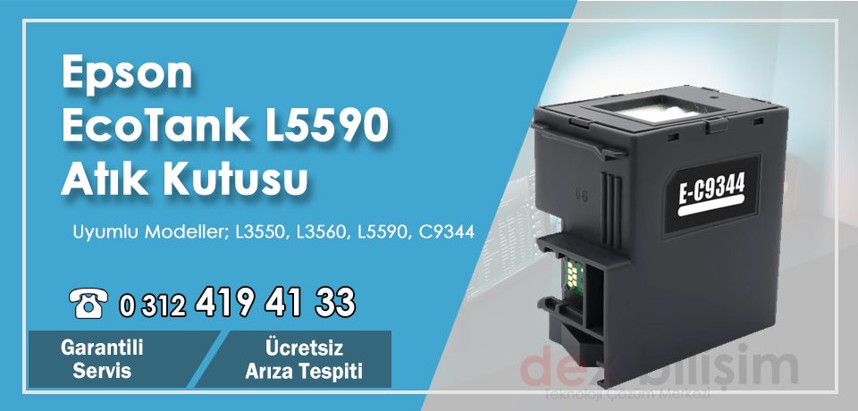 Epson EcoTank L5590 Orjinal – Muadil Atık Mürekkep Kutusu Değişimi