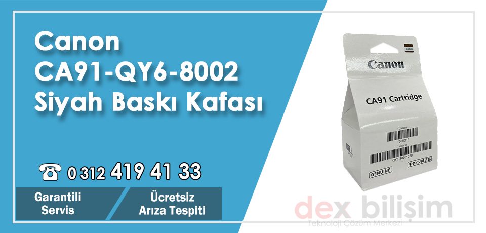 Canon CA91-QY6-8002 Siyah Baskı Kafası