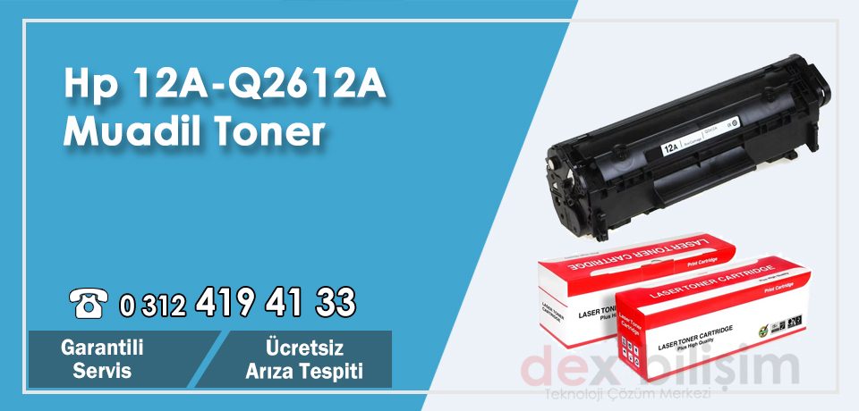 Hp 12A-Q2612A Muadil Toner